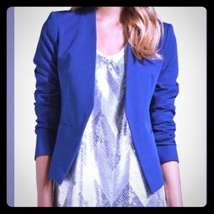 Theory Blue Lanai Open Blazer sz 6